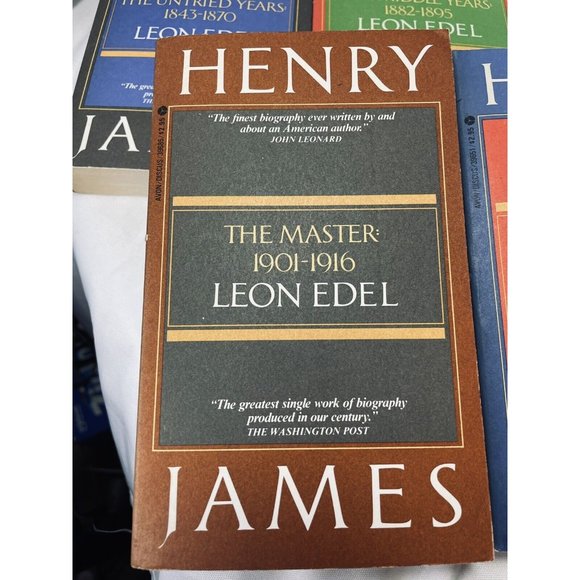 Henry James The Complete Biography Leon Edel Box Set Discus Avon Paperback Books - Picture 7 of 12